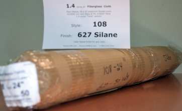 108 roll packed in corrugated wrap ready to ship from Thayercraft, Inc