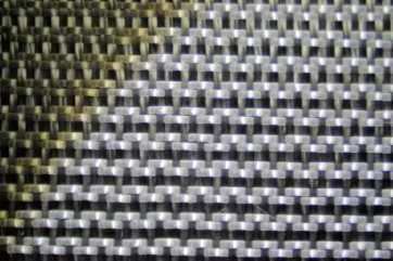 Micro view 4 harness satin weave style 1543 Fiberglass Cloth Thayercraft 1543 4 harness satin weave fiberglass cloth micro