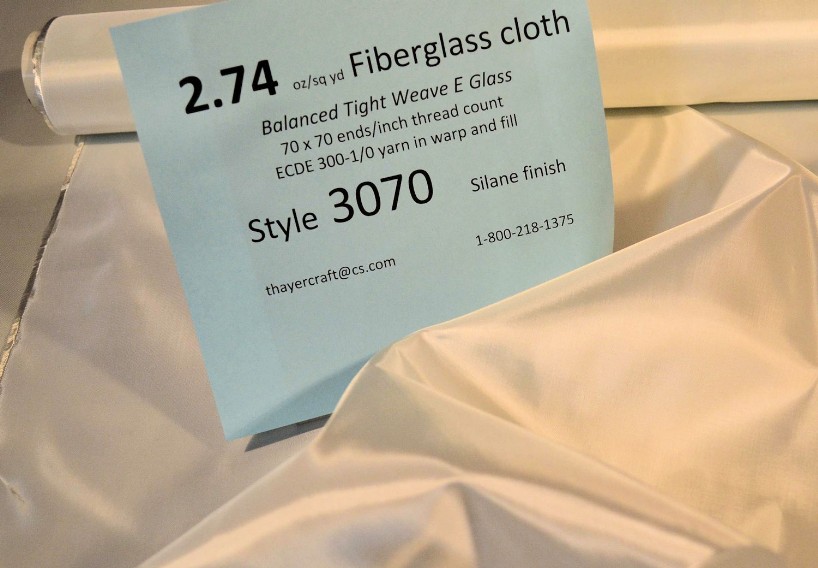 2.74 oz tight weave fiberglass 70x70 ends/inch tight weave fiberglass cloth