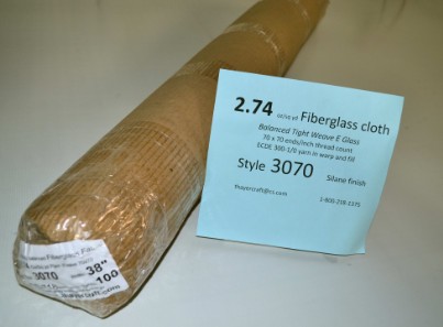 3070 fiberglass cloth roll in corrugated wrap from Thayercraft ready to ship 3070 fiberglass cloth roll in corrugated wrap from Thayercraft ready to ship