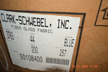 3783 44 greige 200 yards CS label Photo of Clark-Schwebel 3783 label