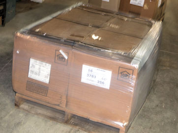 3783 44 Greige 337 & 356 yd rolls on pallet 16 oz satin weave ready to ship