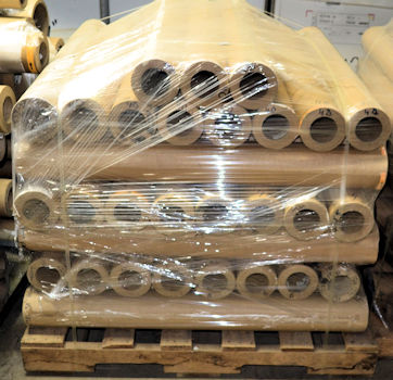 5"od x 3" id factory cores on pallet 5"od x 3" id factory cores on pallet