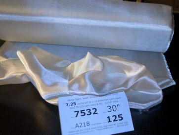 7532 30 A218 loose roll fiberglass cloth from Thayercraft