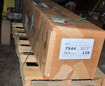 125 yd roll 7544 on a pallet ready to ship from Thayercraft 125 yd roll 7544 on a pallet ready to ship from Thayercraft