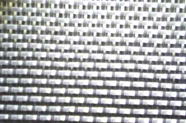 Style 7576 micro showing more populated warp crossing 8hs fiberglass from Thayercraft Style 7576 micro showing more populated warp crossing 8hs fiberglass
