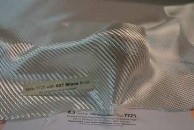 Style 7725 Fiberglass Cloth with 627 Silane finish shaped on baseball Style 7725 Fiberglass Cloth with 627 Silane finish shaped on baseball