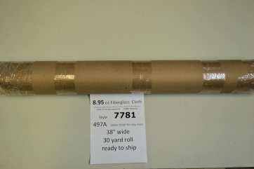 7781 38 497A fiberglass roll ready to ship from Thayercraft 7781 38 497A fiberglass roll ready to ship from Thayercraft