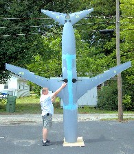 Giant scale aircraft made using fiberglass from Thayercraft